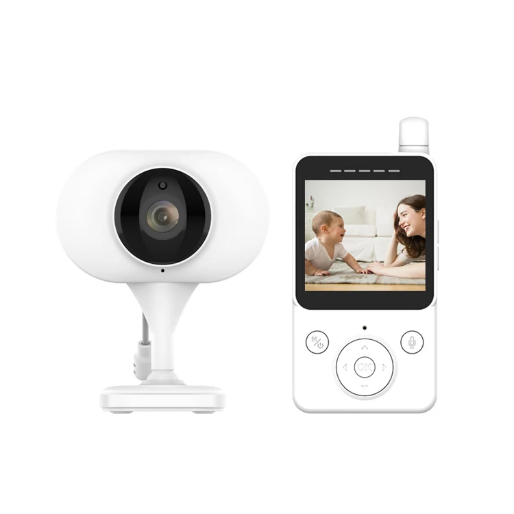 2.4' Inch Smart Audio Video Home Security Indoor Babe Temperature Monitoring Babyfoon Wireless Baby Monitor with Camera