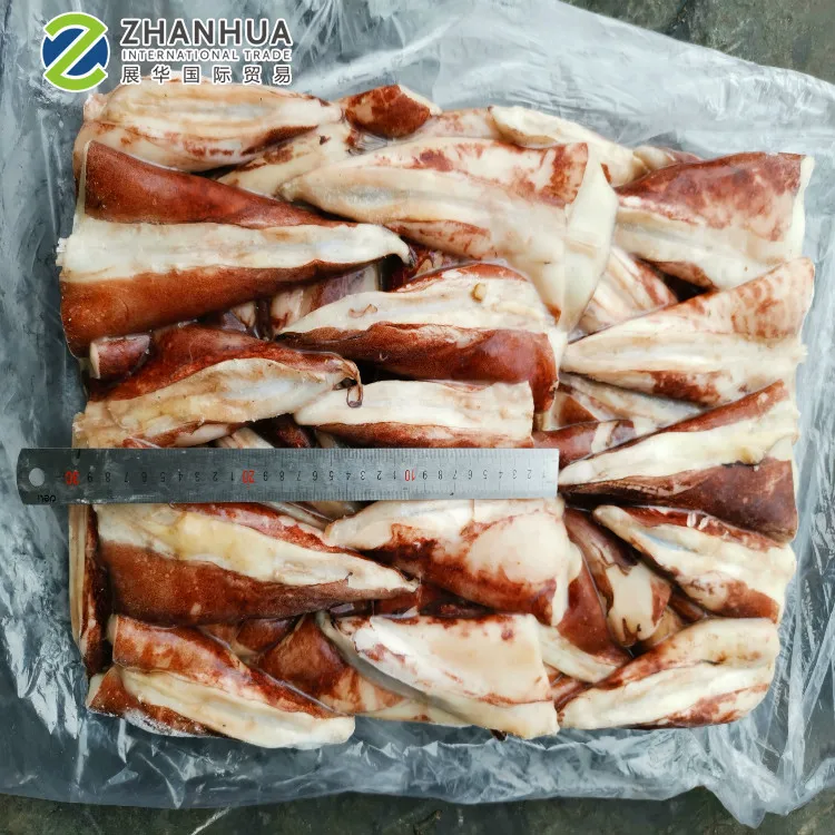 Giant Squid Tail Raw Squid Meat Peru Giant Squid Tail Meat