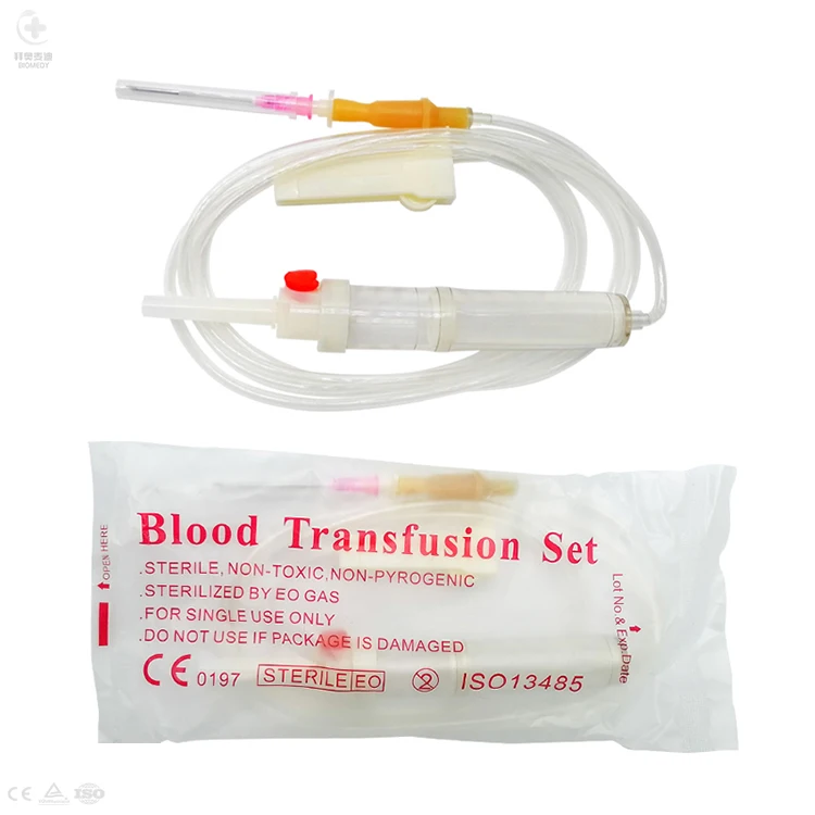 Good Quality CE ISO Medical Disposable Blood Giving Sets Blood Transfusion Set
