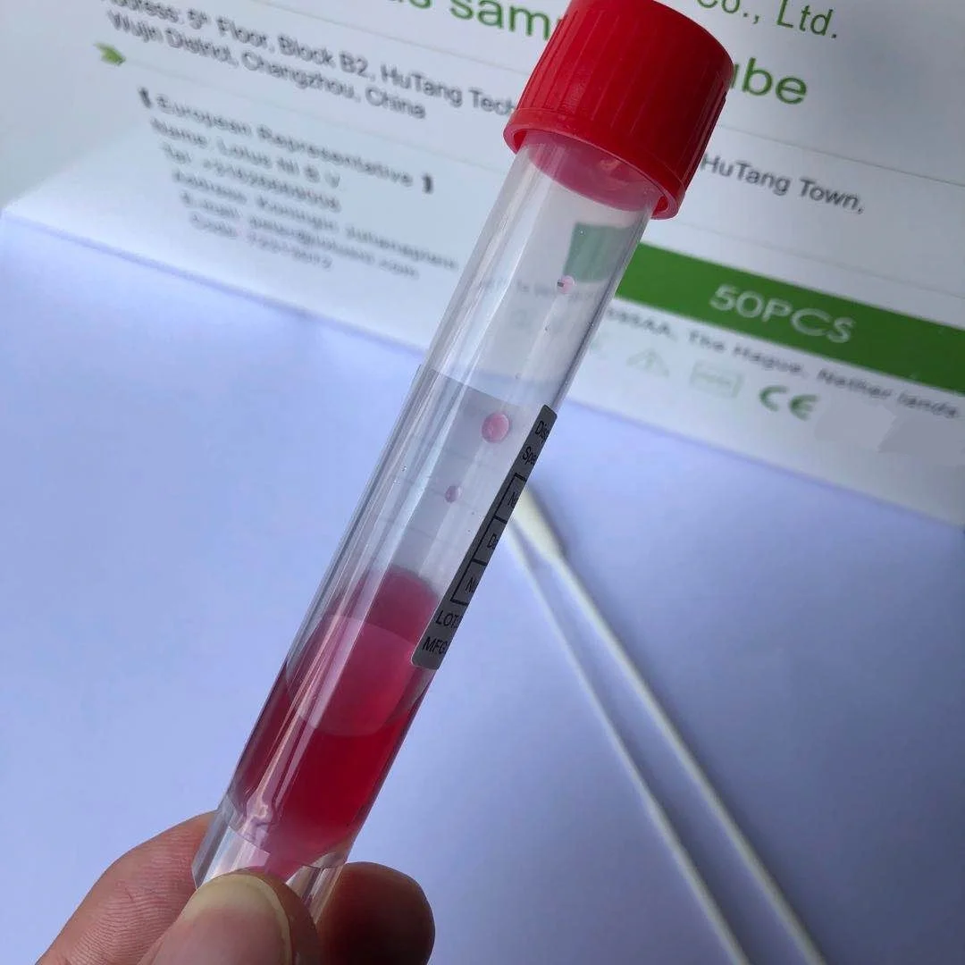 USA certificate VTM/MTM Viral transport medium collection swab sampling tube