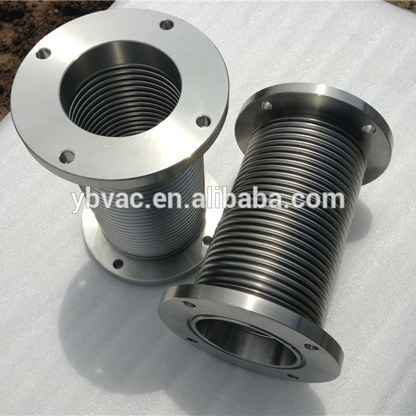 ISO-F80*200mm stainless steel bellows ,SUS304 metal vacuum hoses ,hose assembly