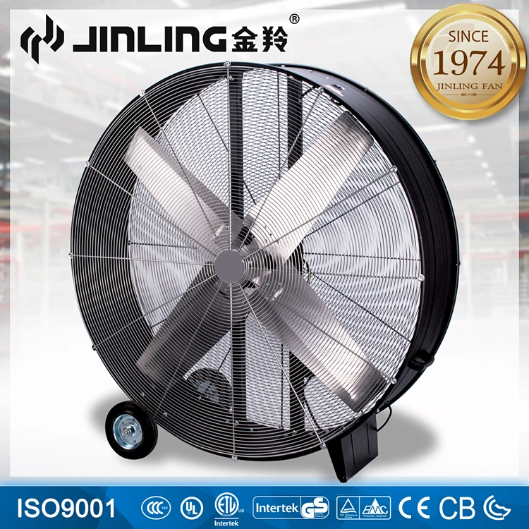 120V 48 inch Big Industrial Drum Fan Heavy Duty Direct Drive Floor Fan Air Cooling Barrel Fan
