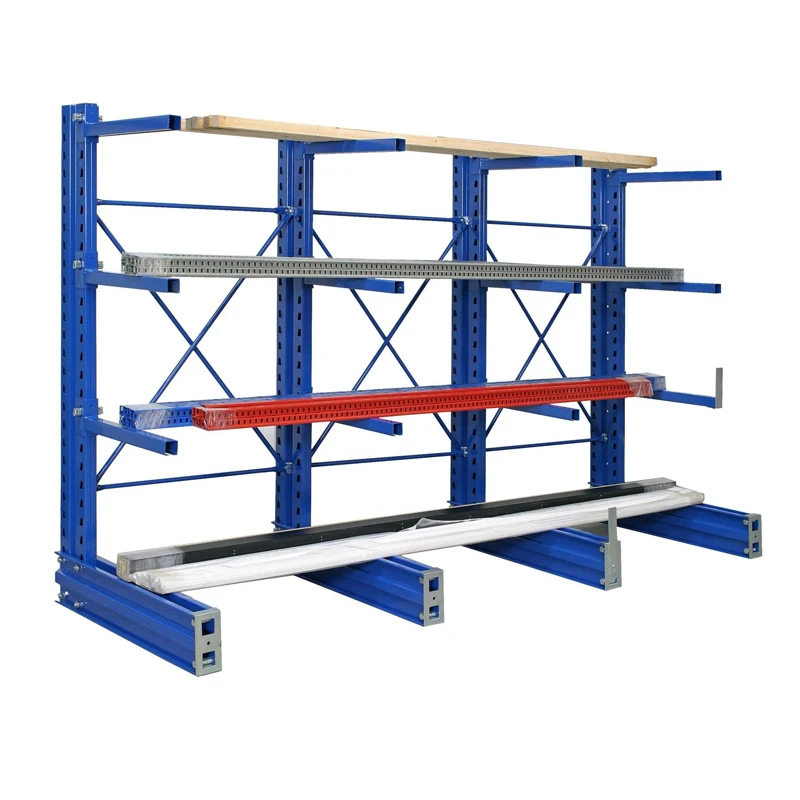 Customized Size 300-2000mm Arm Cantilever Racking Industrial cantilever steel storage racking