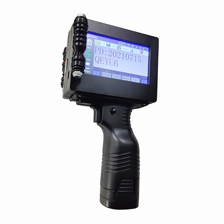 handheld automatic spray mini handy inkjet date code coding machine printer