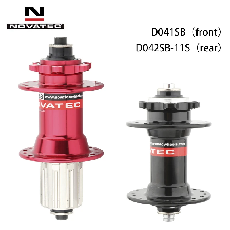 NOVATEC концентратор для горного велосипеда D041SB D042SB 8/9/10/11 скорость 100/135 мм Черный Красный MTB дисковая карта