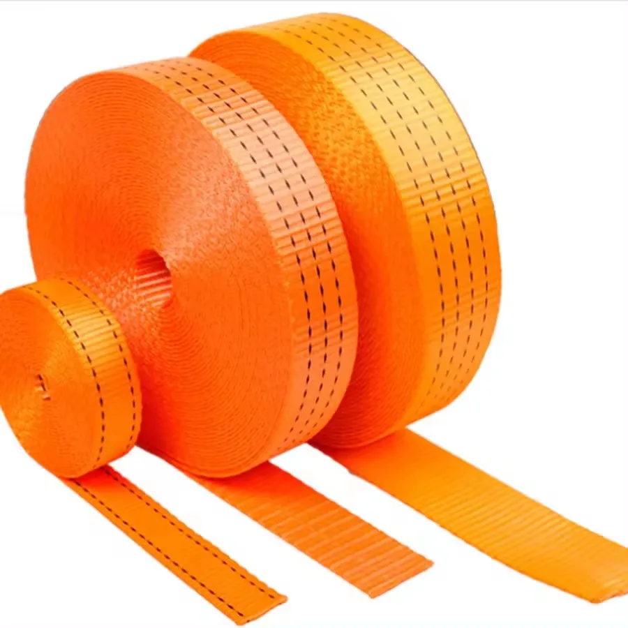 Heavy Duty  Polyester Webbing Sling For Ratchet Tie Down Straps Lashing Strap