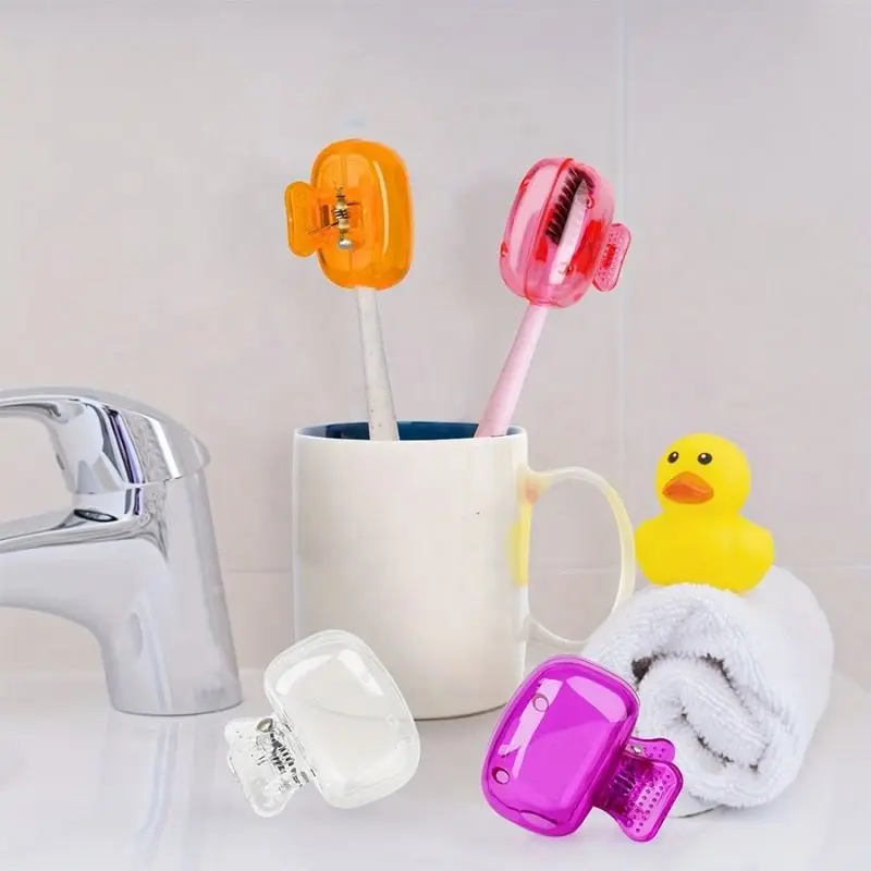 New Design Plastic Portable Toothbrush Head Covers Cap Travel Tooth Brush Protectors For Home And Outdoor