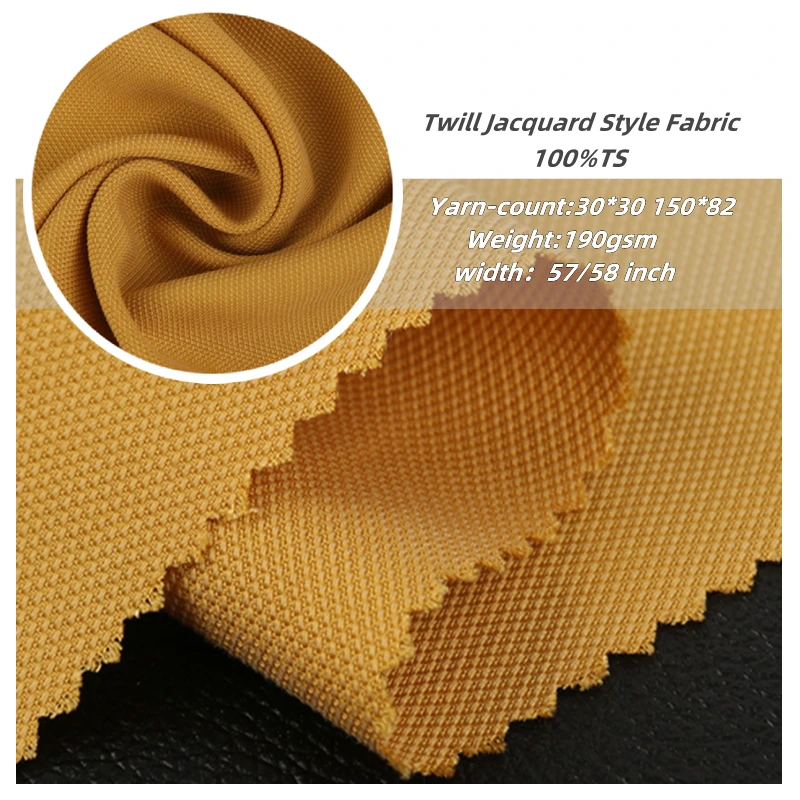 Wholesale hot-sale 30S lyocell jacquard fabric 190gsm 100% lyocell fabric for clothing