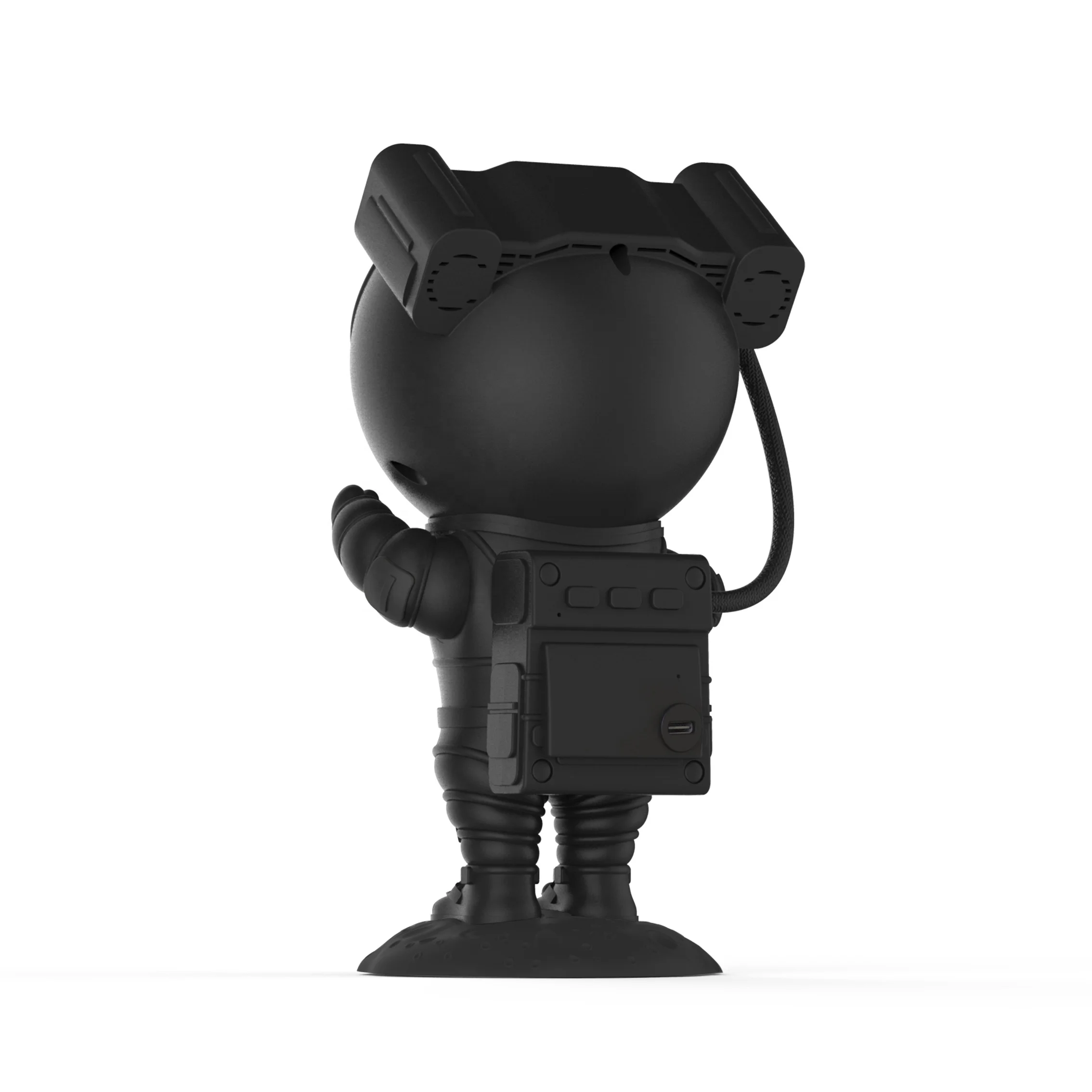 DE Galaxy Projector Lamp Star Spaceman Black Gold Astronaut Shaped  Star Light Projector Space Buddy Projector