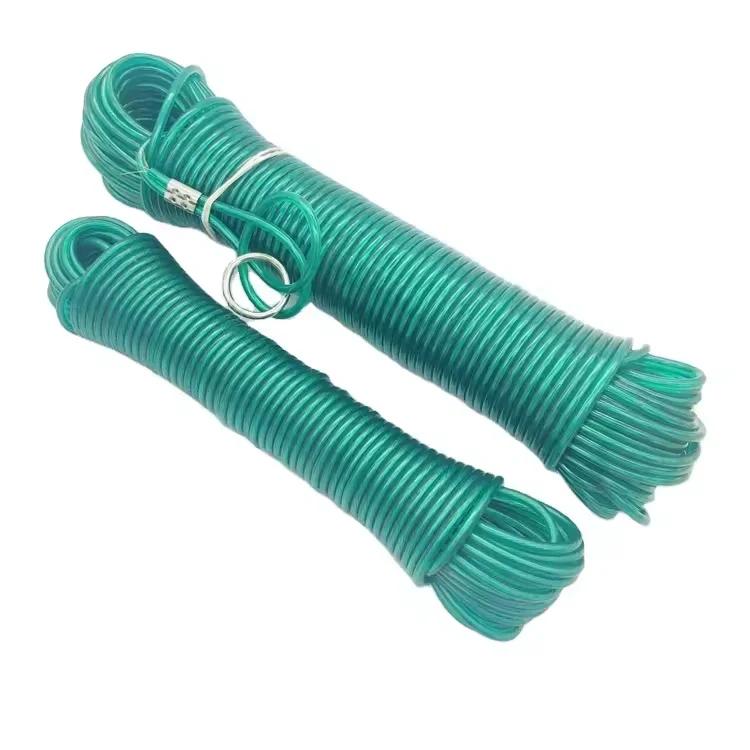 PVC cloth line plastic clothes rope portable clothes drying line plastic rope for cloth hanging