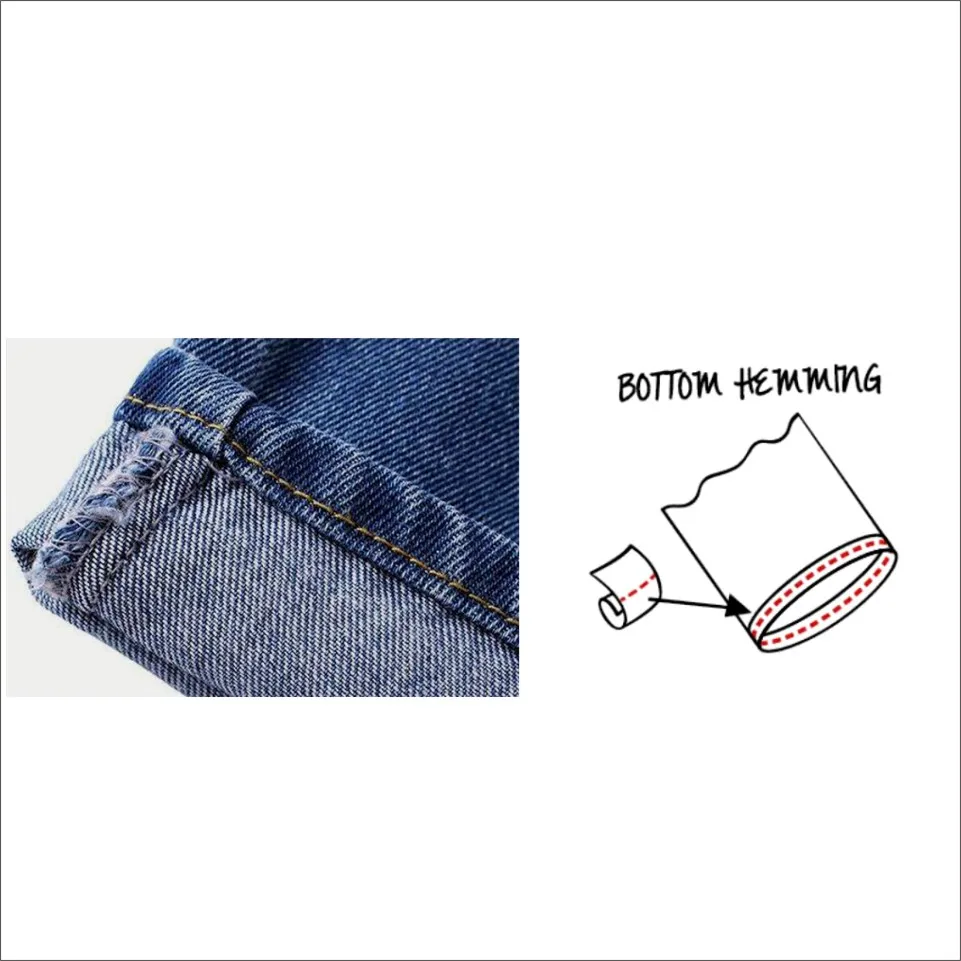 Chain stitch automatic t-shirt jean bottom hemming sewing machine