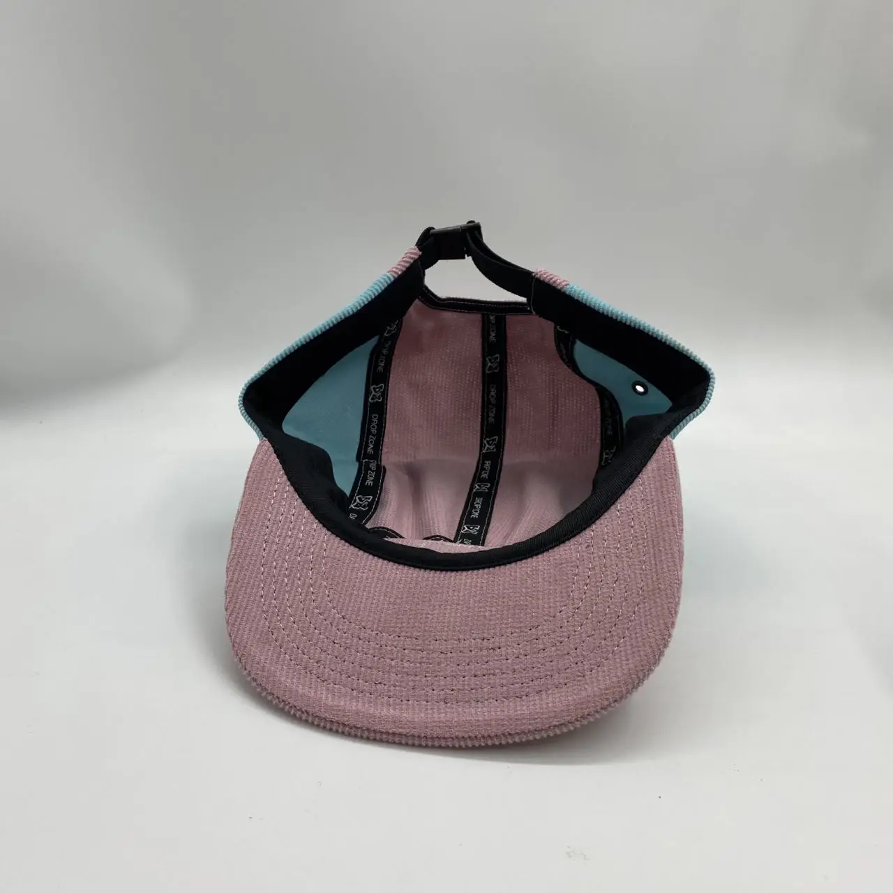 Custom Two Tone Corduroy Hat Wholesale 5 Panel Camp Cap Hat Five Panel Hat Cap With Patch Logo