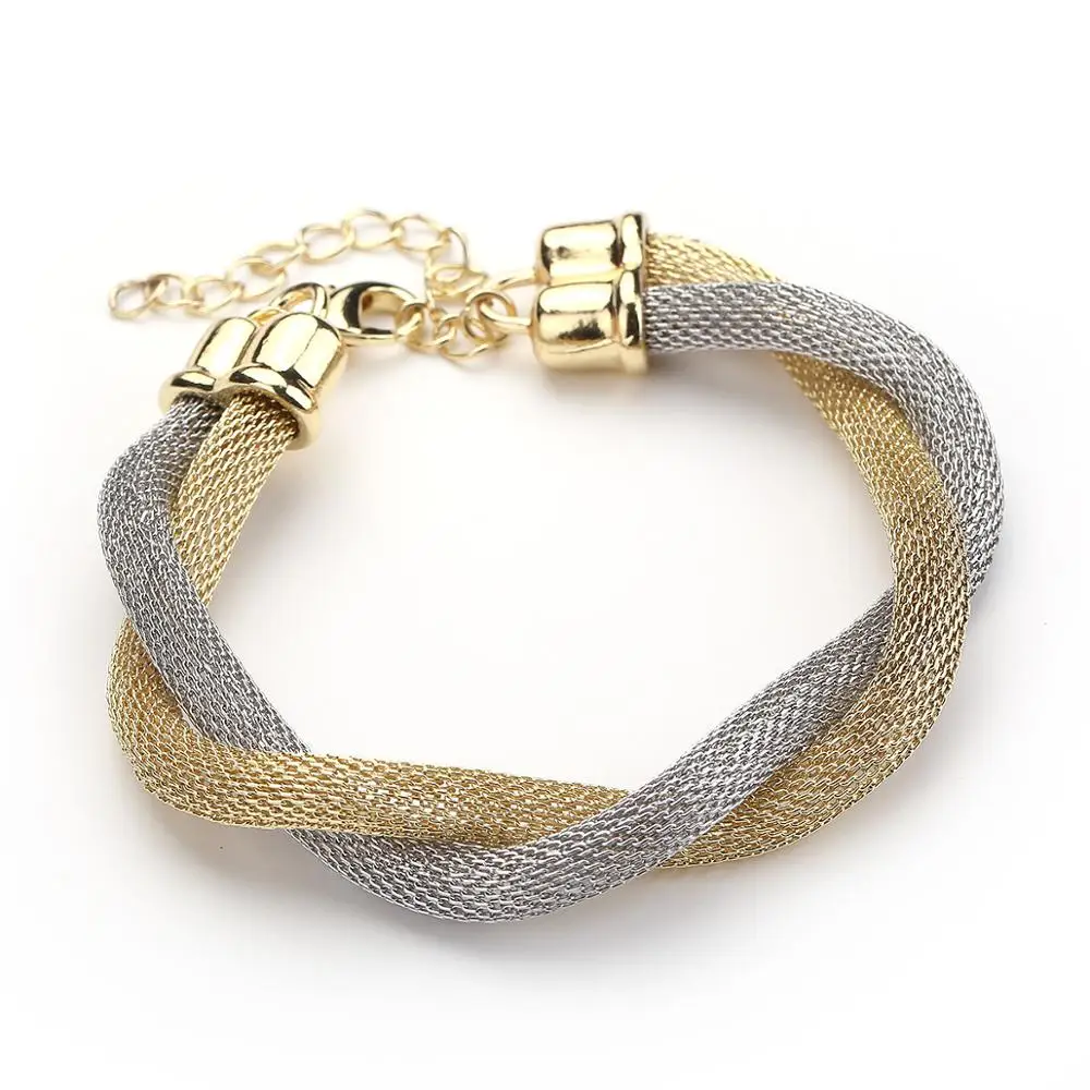 New fashion gold plated Snake bone chain necklace earrings bracelet four jewelry set for party