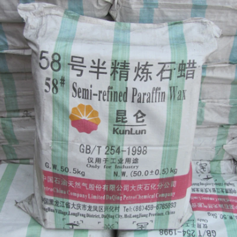 DAQING 58 Semi refined paraffin wax