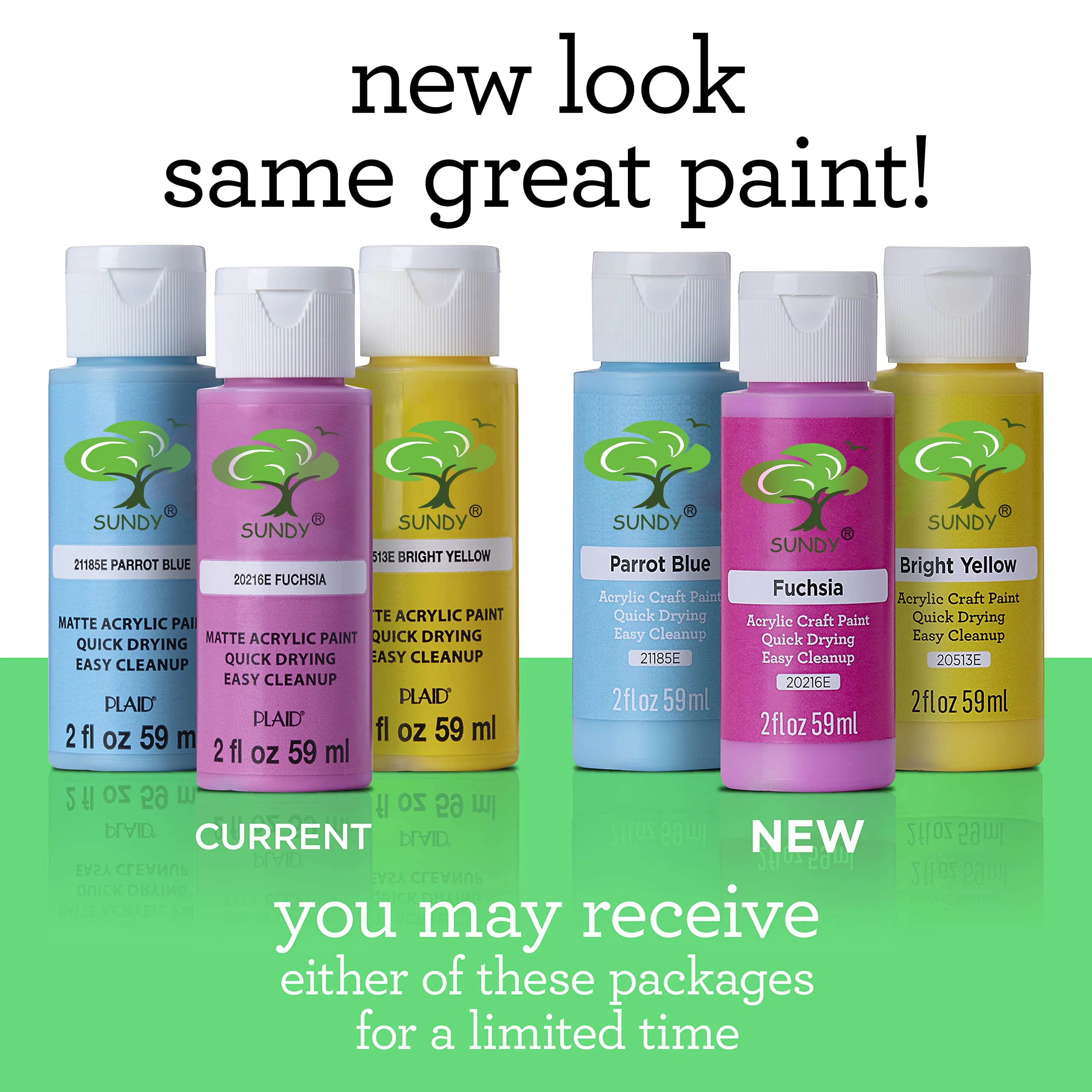 2 fl oz DIY Arts & Crafts 12, 18 , 36, 48, 60, 30  Acrylic Craft Paint Set for kid