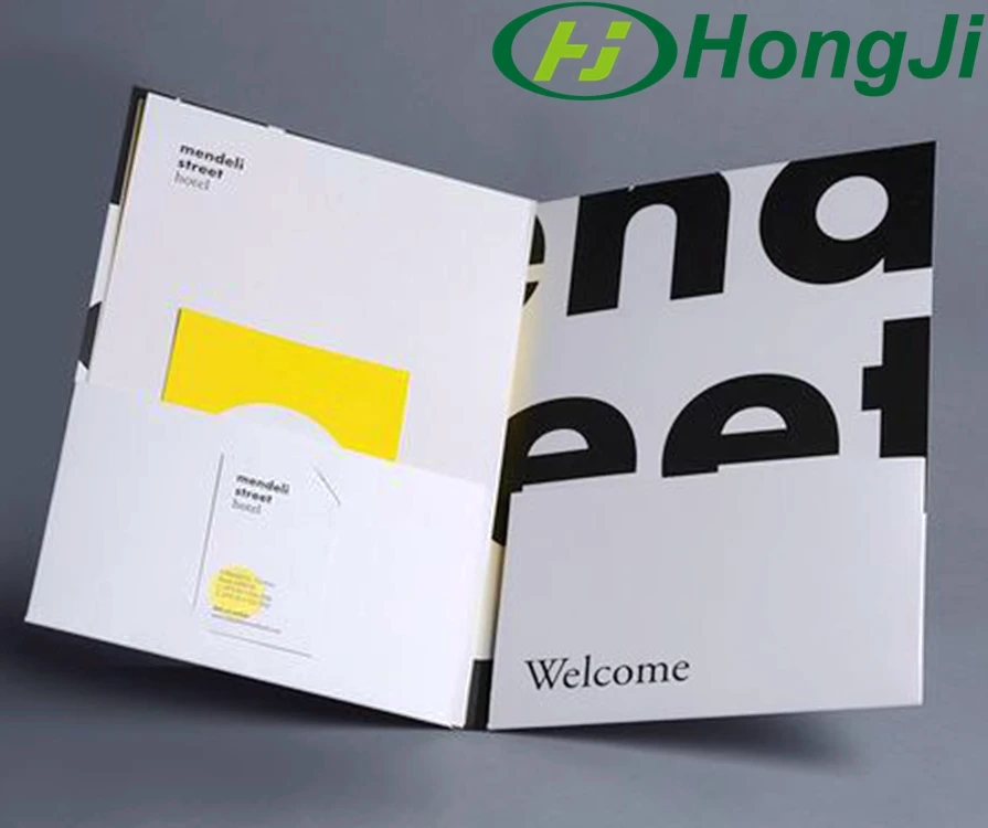 High Quality Hardcover Paper Clip File Folder