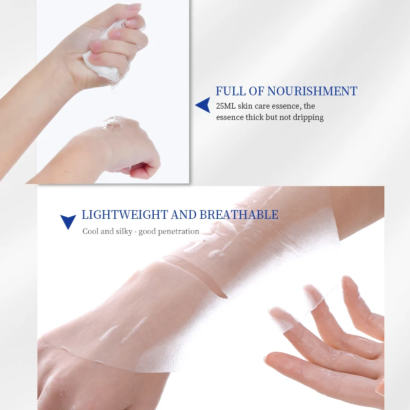 Customized Organic Brightening Hydrate Firming Face masks Vitamin C Dark Spots Fading Beauty Skin Care Facial Mask