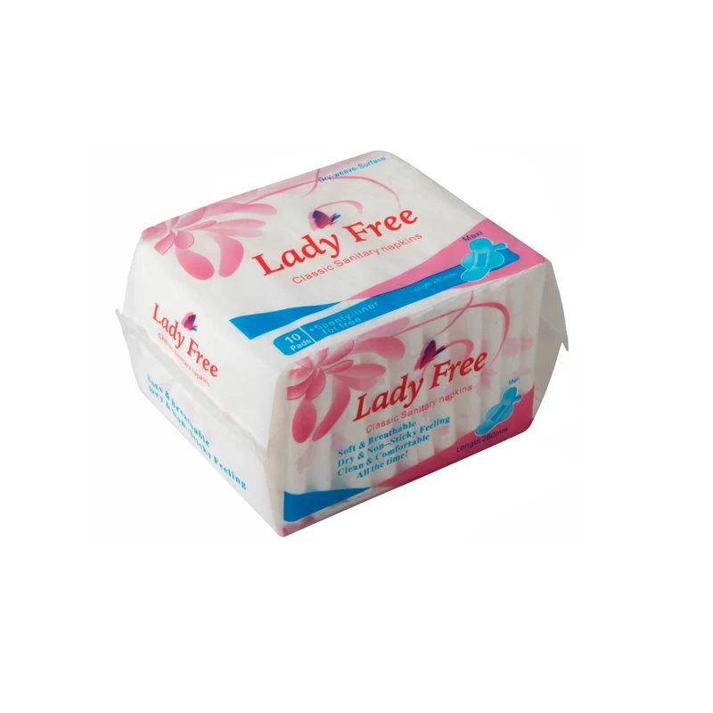 Brand Naval girl Lady Sanitary Pads Thick Pads for Women Blue Chip Sanitary Pads Supplier