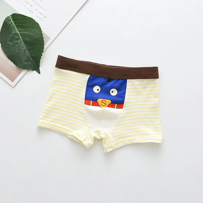 Качественное хлопковое детское нижнее белье, комплект из 5 предметов с милым супергероем, детское нижнее белье для мальчиков