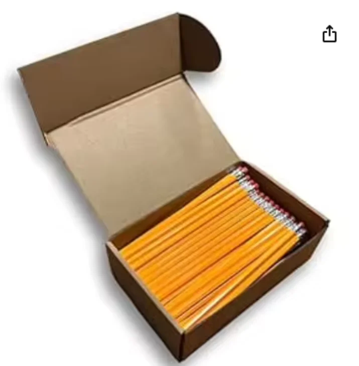 China Factory HB Pencil Wholesale Custom Logo Hex Wood Pencil Set Nature pencil