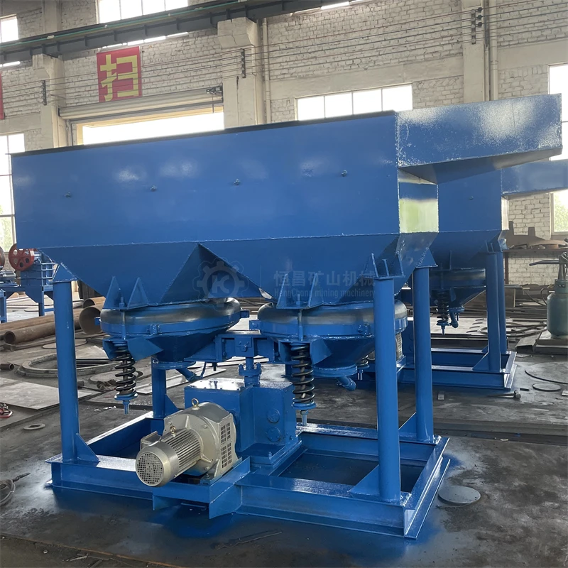 High Quality Sand Gold Mineral Chrome Copper Manganese Barite Diamond Separating JT5-2 Gravity Jig Mining Concentrator Machine