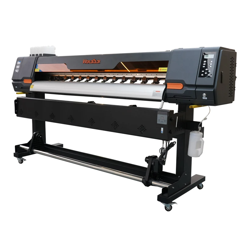 Industrial 6 feet photo printing machine printer 1.8m eco solvent printer f1080 i3200 for vinyl pp sticker banner