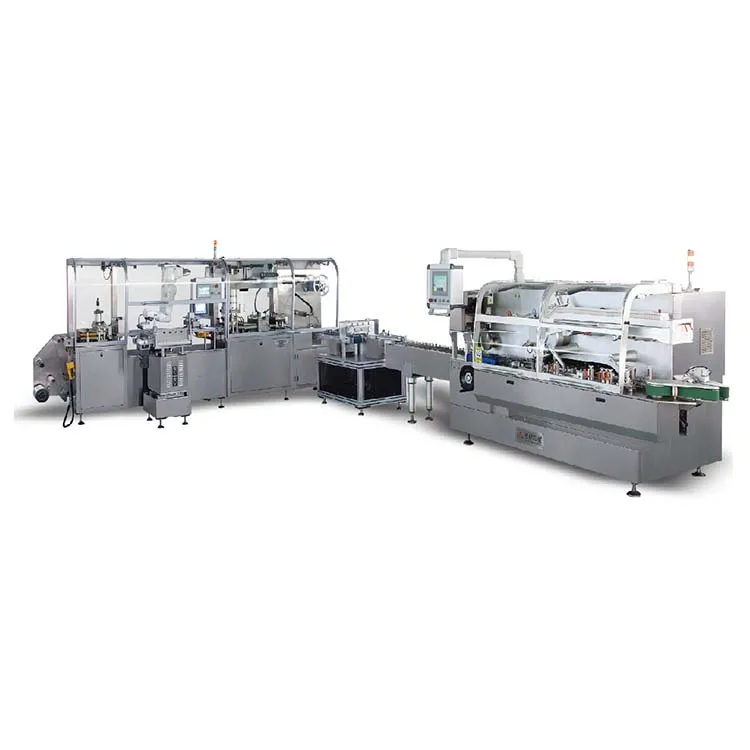 automatic high speed continuous tablet capsule blister cartoning machine carton box packing machine