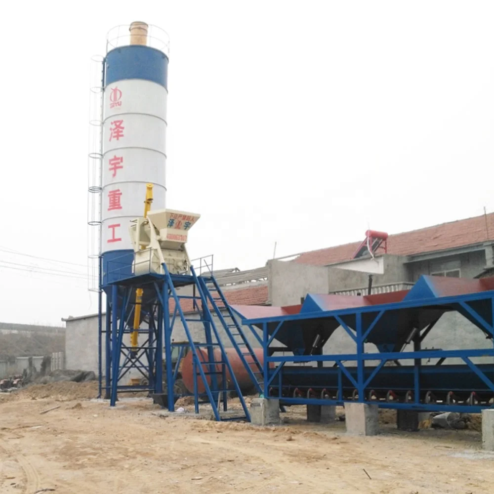 Patent CE and ISO certificated wet hzs 25 daswell concrete batching plant for sale risk assessment photo