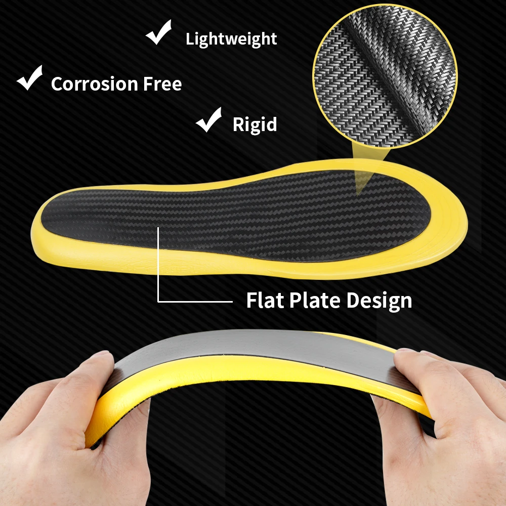 Carbon Fiber Insoles Basketball Insole Custom carbon EVA Insole  Pressure Curved Carbon Fiber Inserts