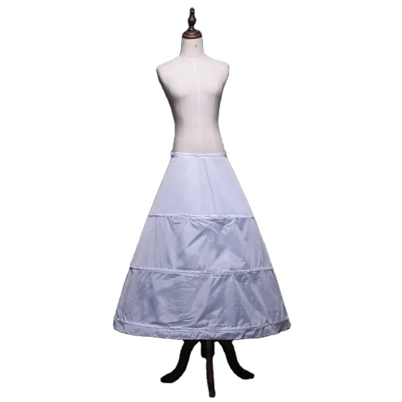 4 Hoops Petticoat Bustle Ball Gown Wedding Dress Bridal Underskirt Crinolines