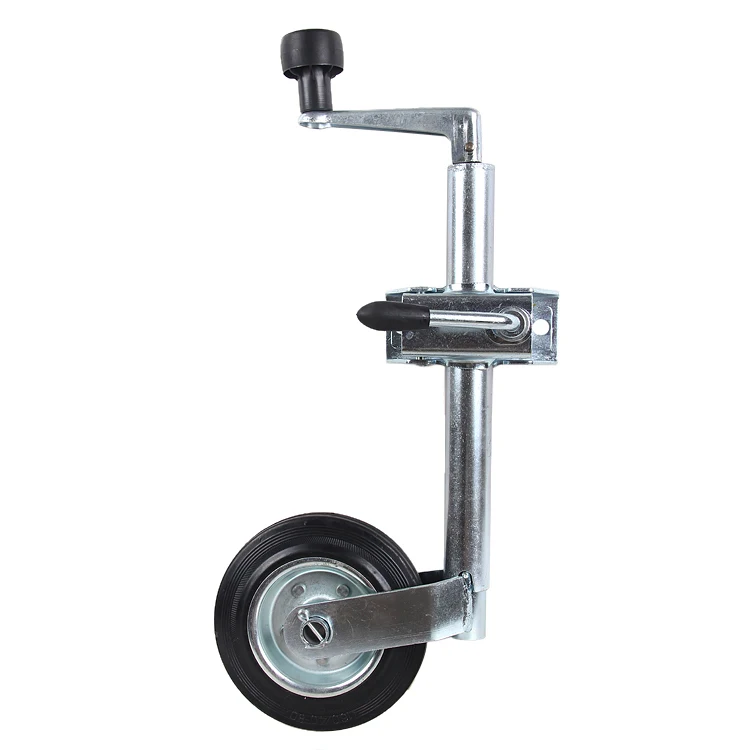 boat trailer part semi trailer parts 34mm Jockey Wheel with solid wheel160*40mm