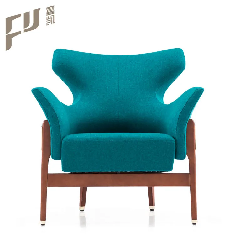 restaurant hotel room lounge sofa chairs wood frame
