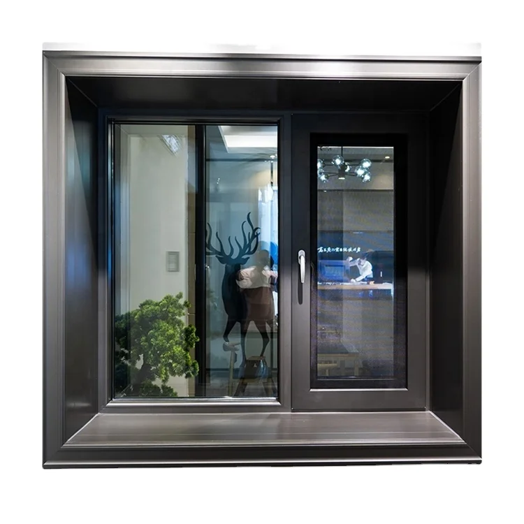 Slide Vertical Lock Aluminium Transaction Aluminum Locks And Folding Single With Louvre System Double Three Panel Sliding Window