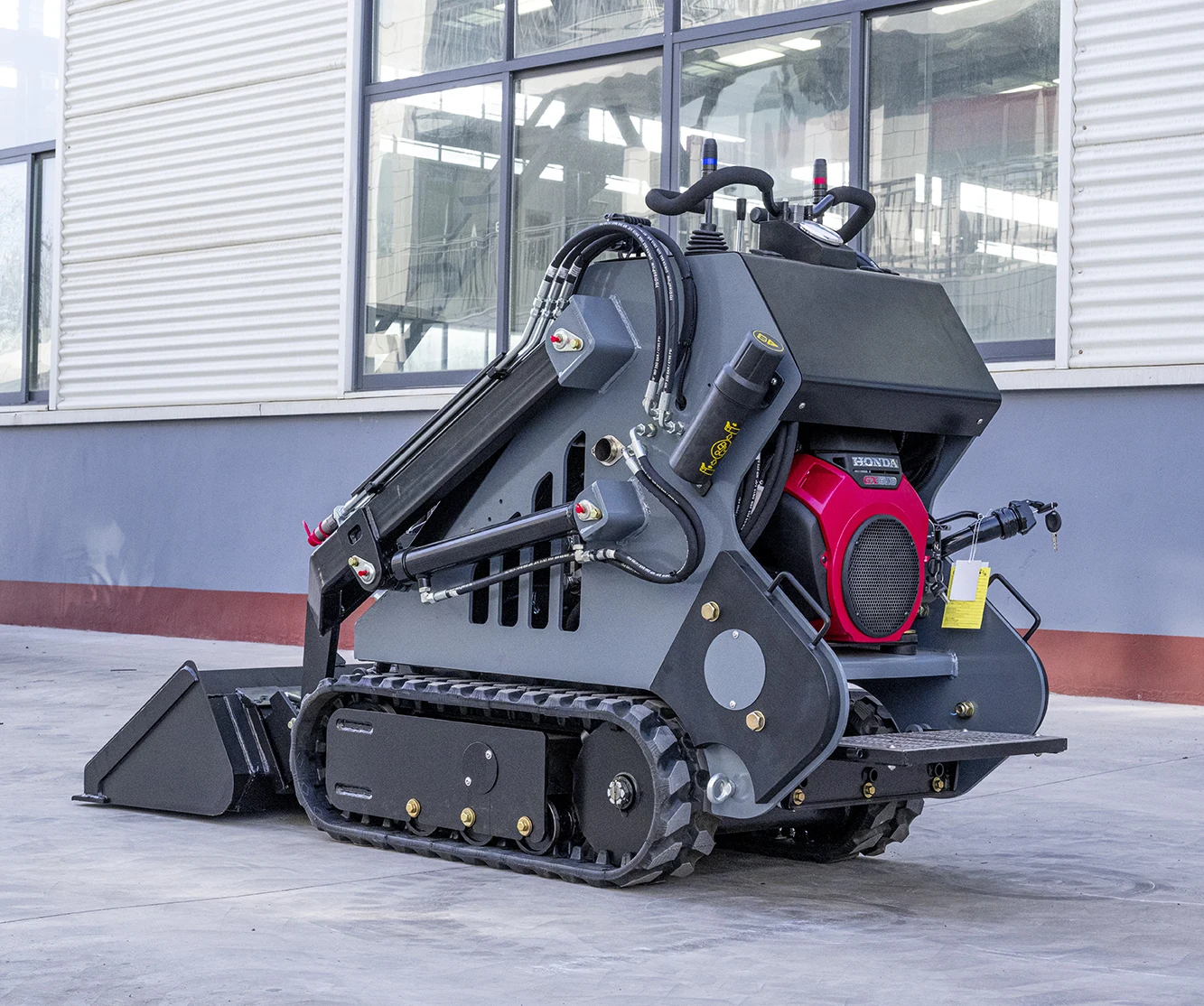 Skidsteer loader tracking Landscaping machine 350kg 450kg SK650 cheap Kubota diesel mini skid steer