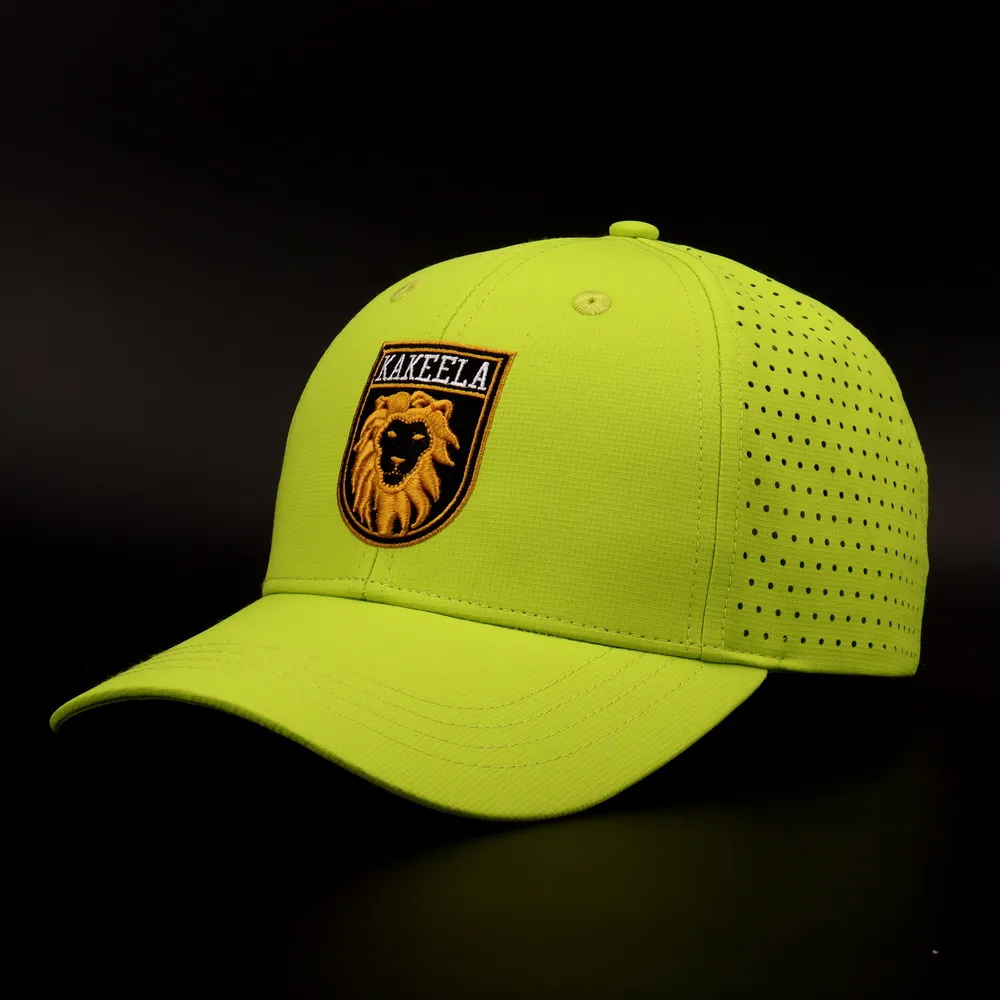 15 days custom logo embroidered adjustable men baseball cap 6 panels laser cut hole snapback performance pickleball hat