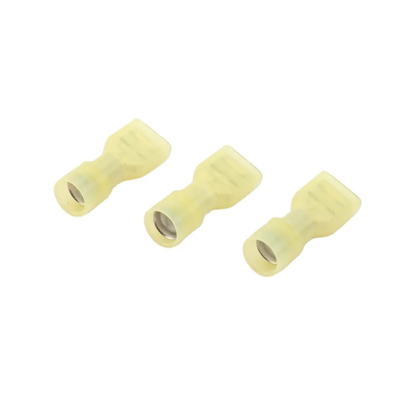 Fdfn Full Insulated Joints Electrical Spade Connector Nylon Electrical Female And Male Terminal Wire Quick Disconnect Terminals