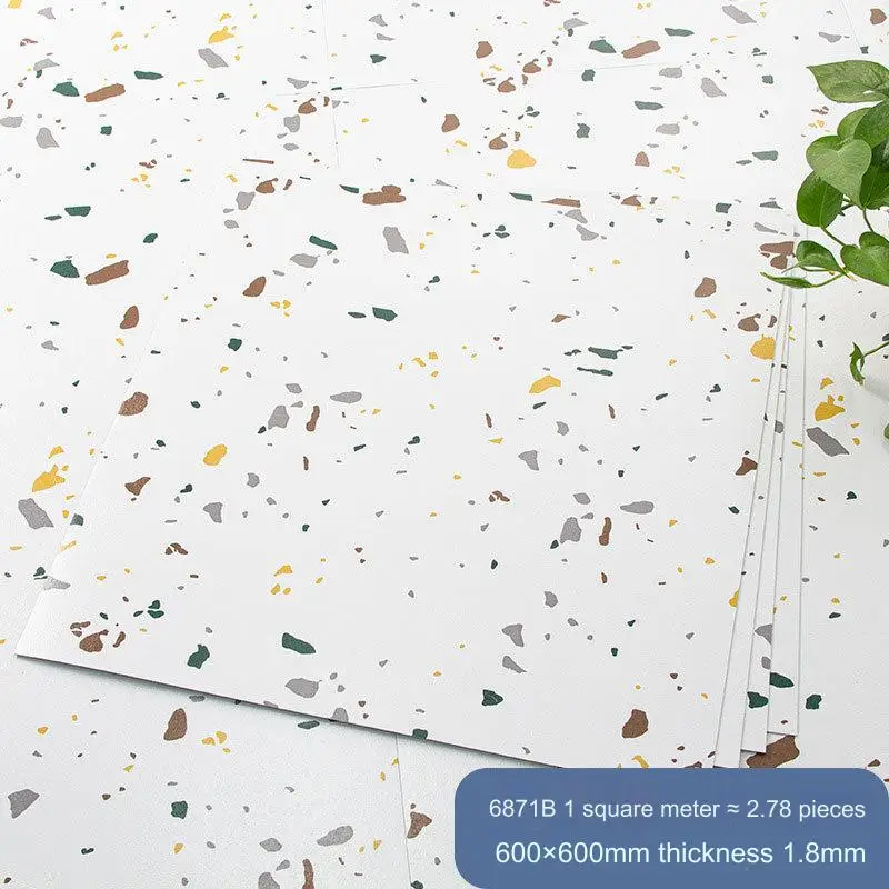 PVC floor tiles Self adhesive PVC flooring Anti Slip Vinyl Mat Vinyl floor covering Vinyl tile stickers Tile for bathroom