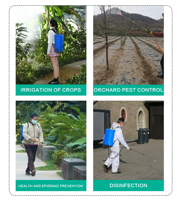 20l Agriculture Knapsack Hand Sprayer 16l 18l Portable Pesticide  Mist Manual Pressure Plastic Backpack Sprayer