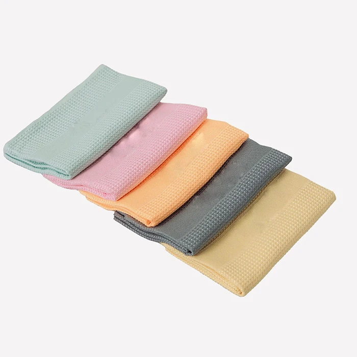 40*60cm Custom Color Microfibre Large Wash Towel 400 Gsm Pack Car Glass Smart Cloth for Glass Car
