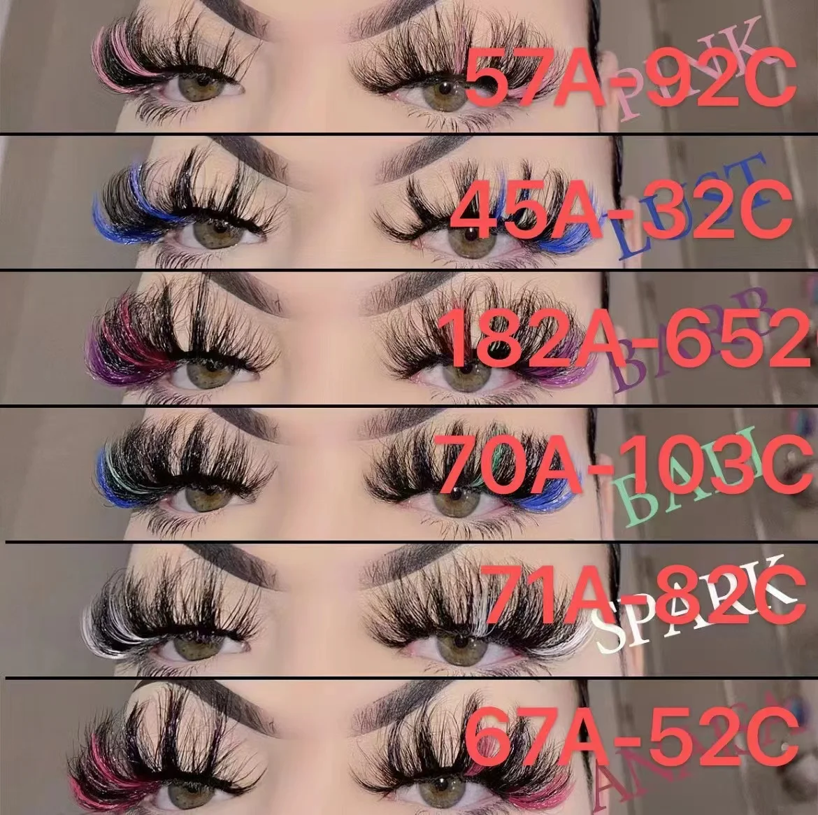 Factory Manufacture 5 Pack 3m 5d Eyelashes Real Magnetic Mink Eyelash Eye Lashes Natural mink lash