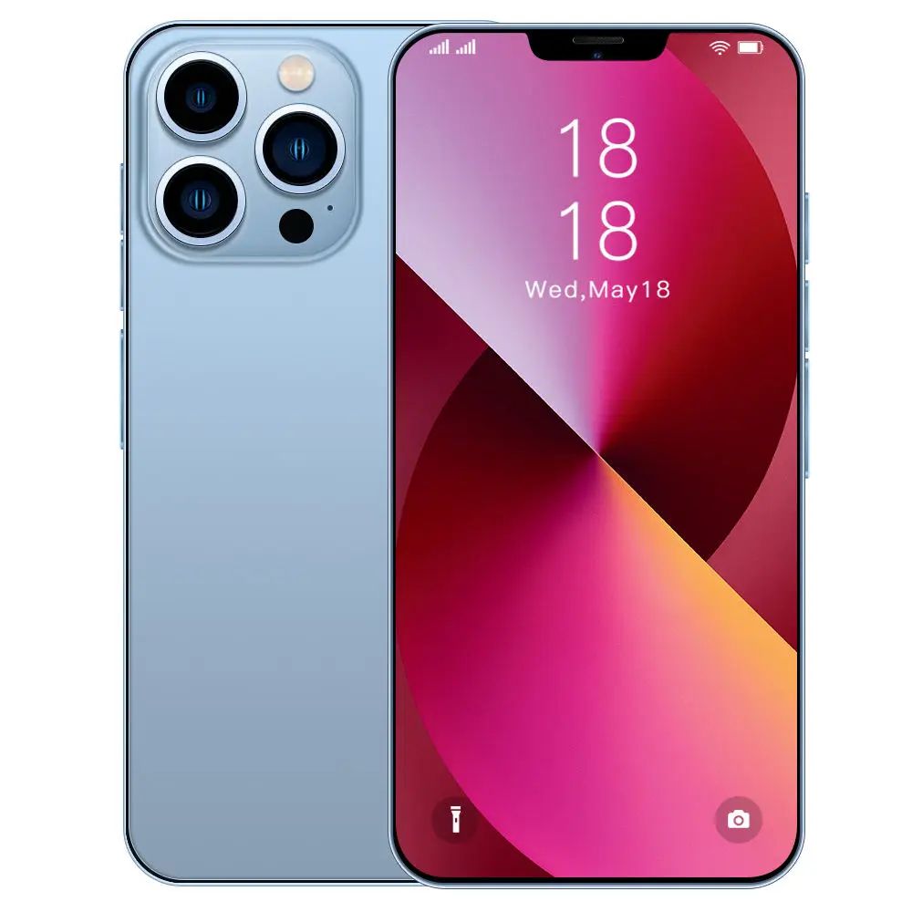 PHONE I14 PRO MAX 6.7 inch 48MP+108MP 16GB+1TB 10 Core 5G Smart Cell Phones Large Capacity Battery Mobile Android Smartphone