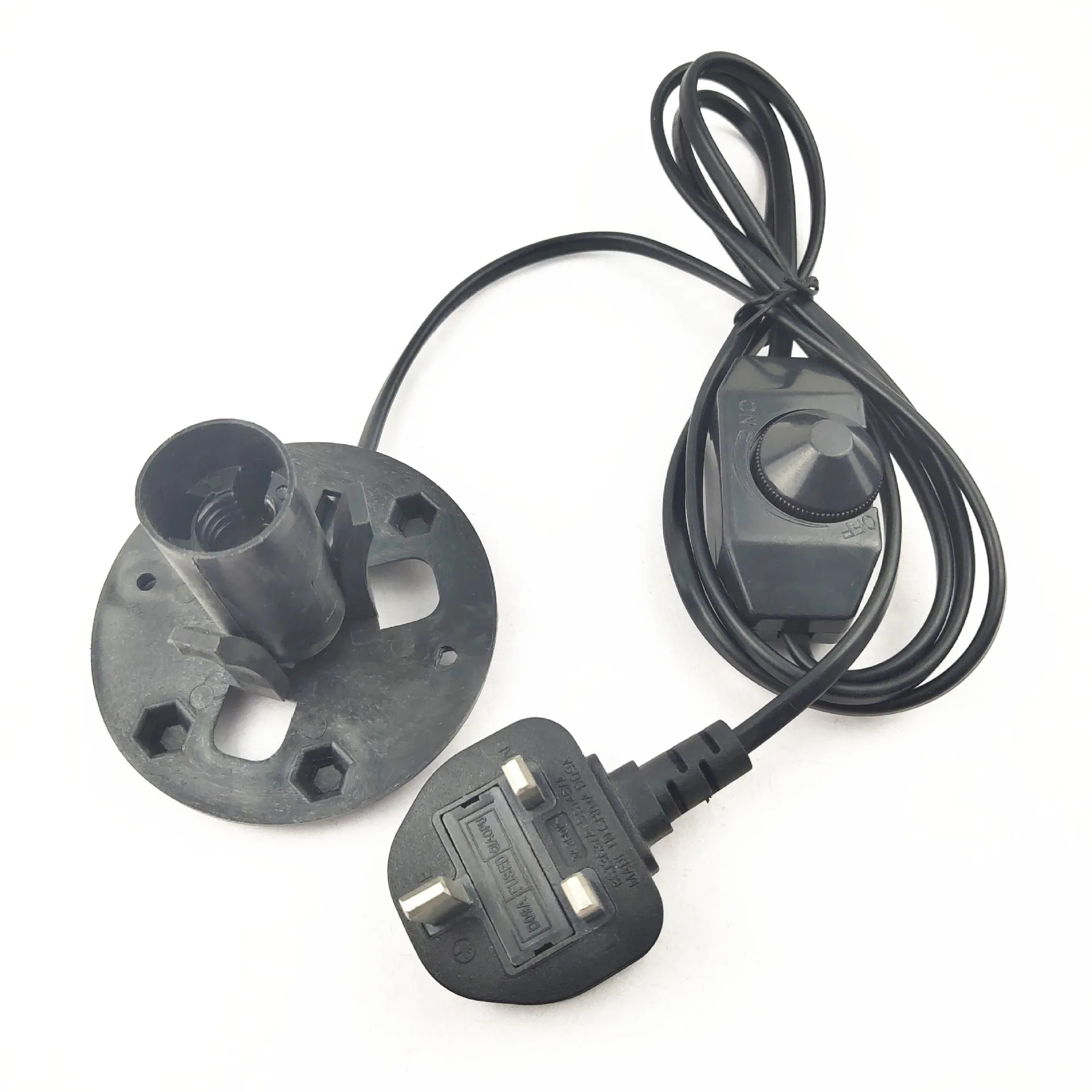 
Himalayan Salt Lamp Electric Power Dimmer switch Cord BS1363 UK plug Salt Lamp Cord 