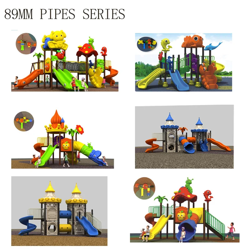 2019 kids children colorful large cheap attractive kids playground outdoor