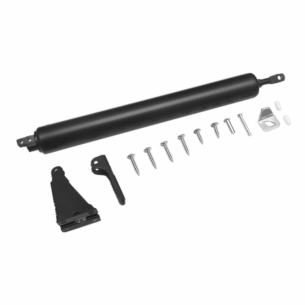 High Quality Hydraulic Aluminum Automatic Soft Black Door Closer Bottom Door Closer Hydraulic Heavy Duty