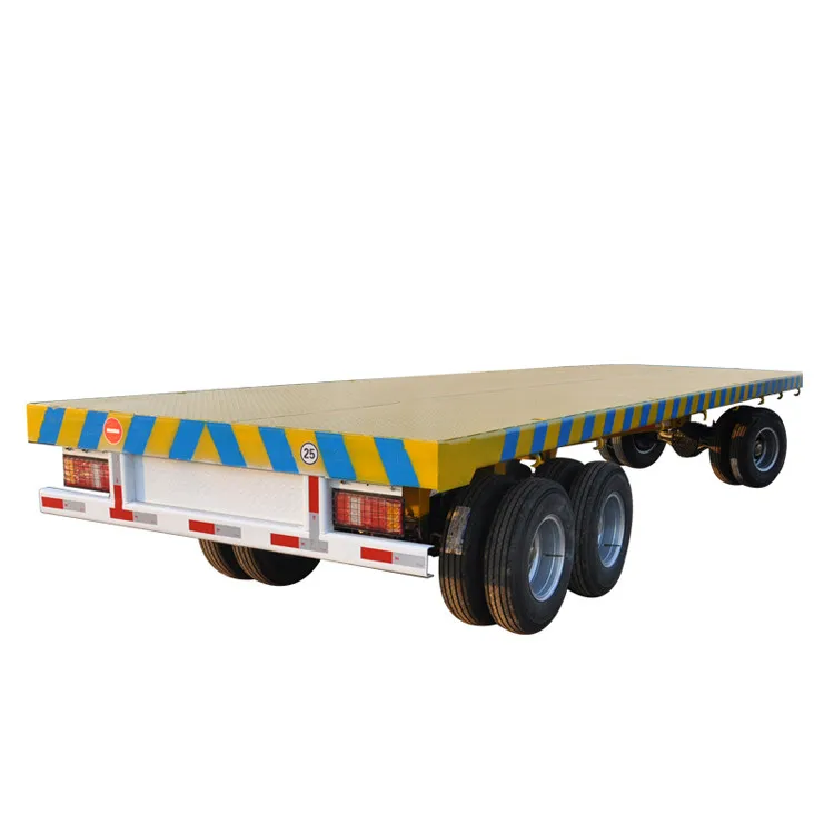 40ft industrial drawbar container trailer flatbed semi trailer