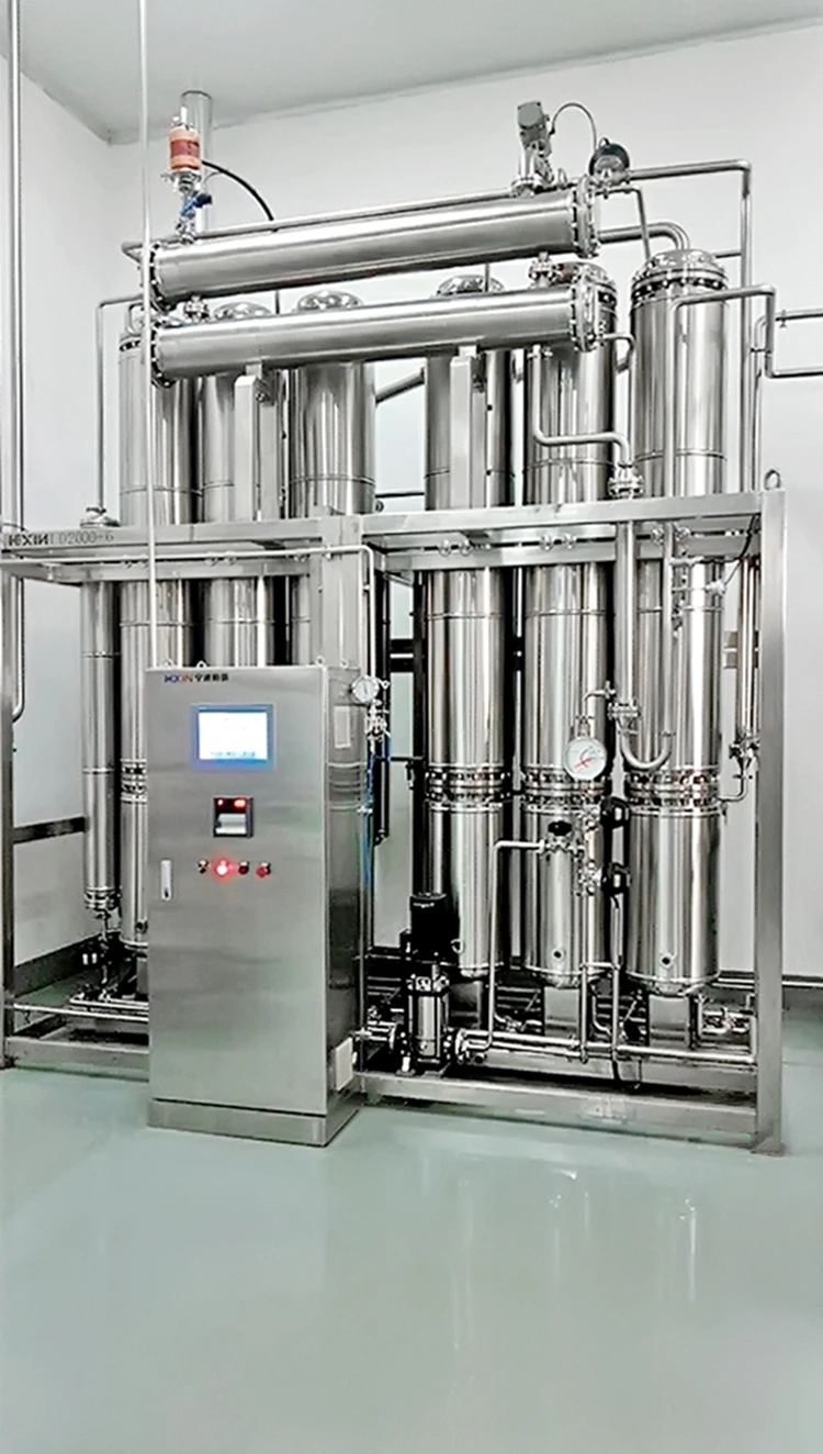 Energy Saving Forced Falling Membrane Technology Multi Effect Distilled Water Machine