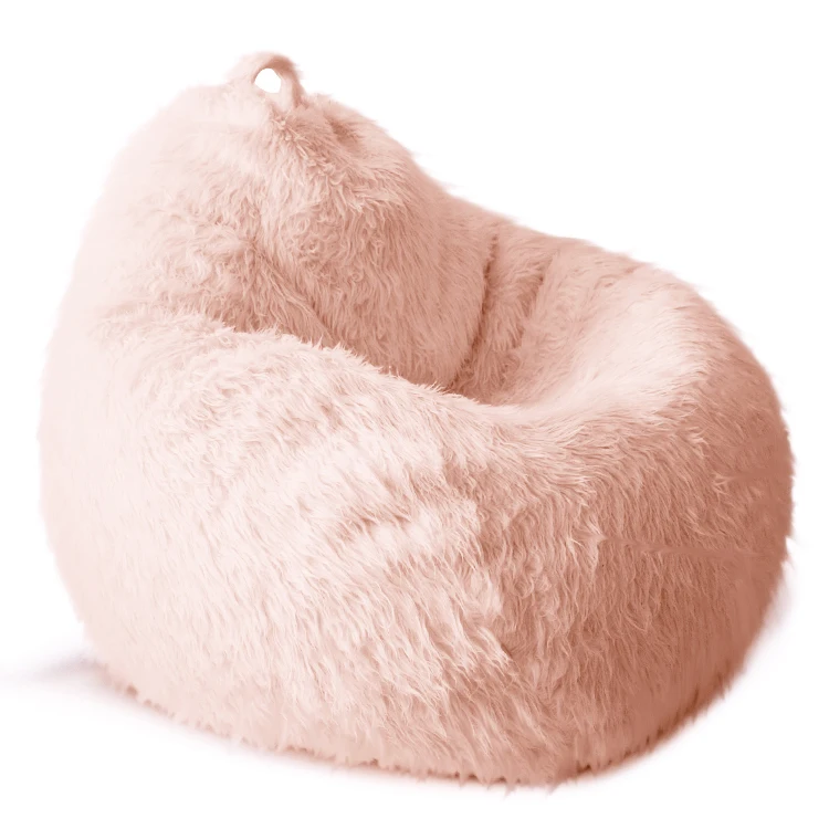 Faux Fur Beanbag Pouf Bean bag Sofa Chair