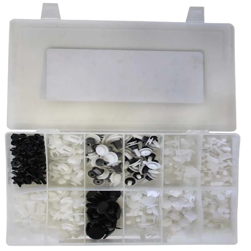 
China Supplies 345 Pc Plastic Car Clips Firmly Hold Car Door Trim Fasteners 