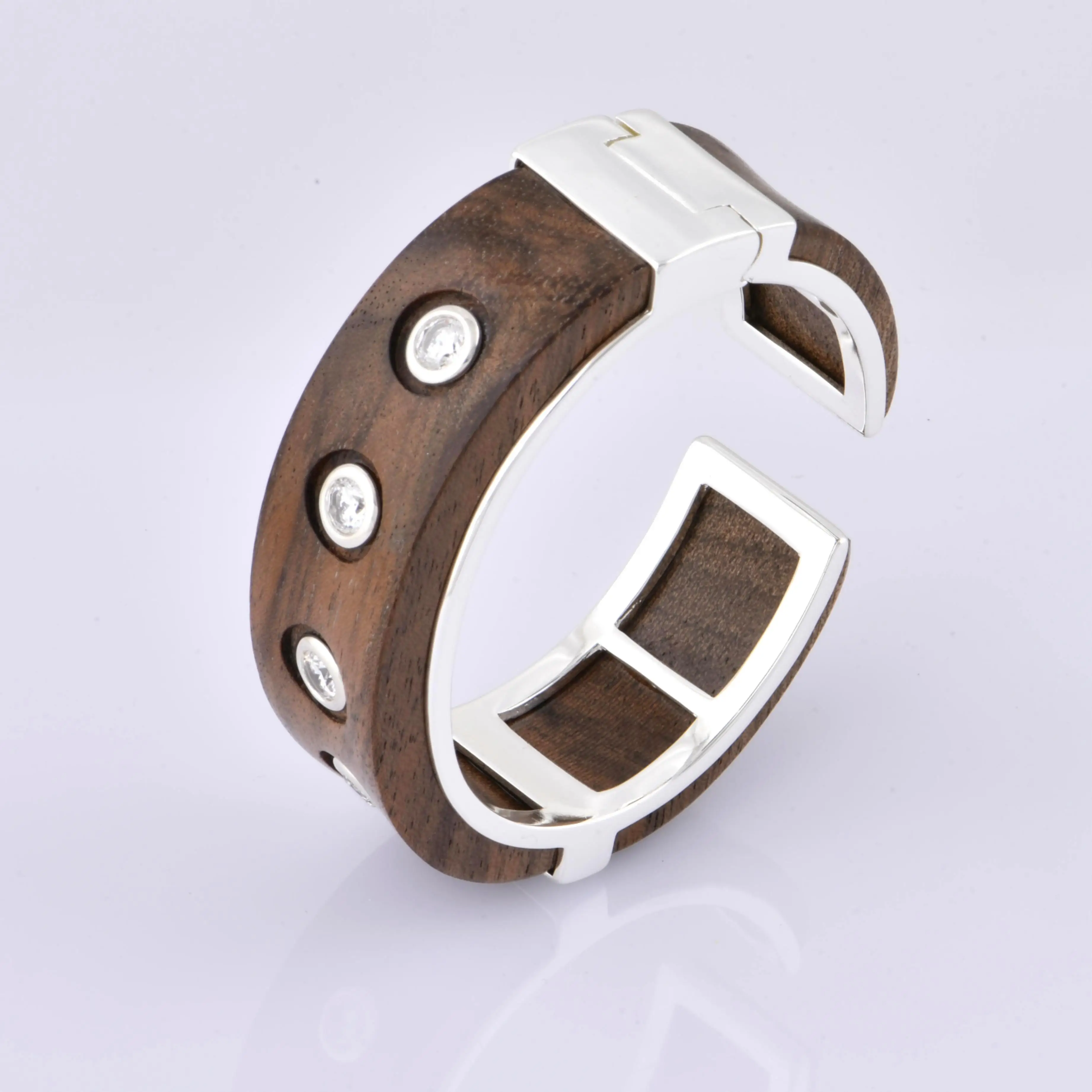 ChinChin Vintage Chunky Bangles For Women 18k Gold Plated Brass CZ Zircon Adjustable Cuff Banglen Copper Jewelry