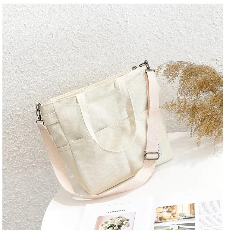 Custom Logo Low MOQ Eco-Friendly Durable casual outdoor dailylife Tote Shopping Bags hand Bag